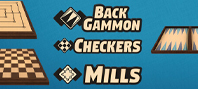 Backgammon + Checkers + Mills (электронная версия)