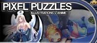 Pixel Puzzles Illustrations & Anime - Jigsaw Pack: Angels