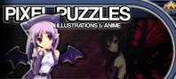 Pixel Puzzles Illustrations & Anime - Jigsaw Pack: Dark Sided