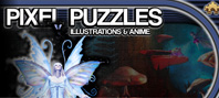 Pixel Puzzles Illustrations & Anime - Jigsaw Pack: Fairies