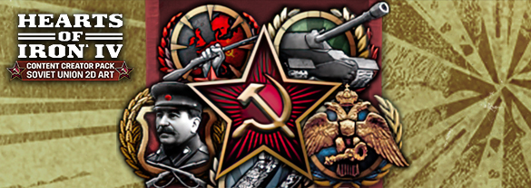 Hearts of Iron IV: Content Creator Pack - Soviet Union 2D Art